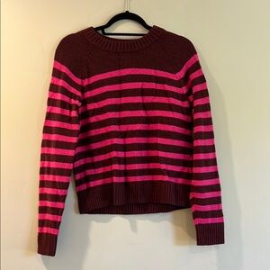 GAP purple and pink striped sweater size M. PERFECT CONDITION.